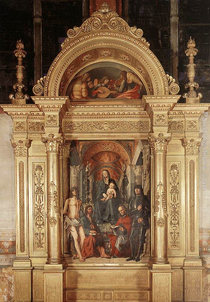 Lorenzo Costa Madonna and Saints